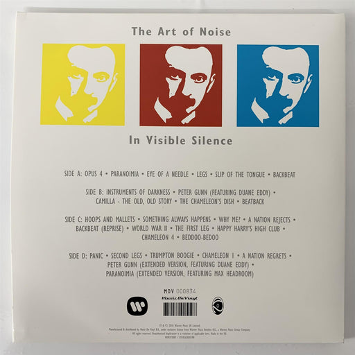 The Art Of Noise - In Visible Silence Limited Numbered 2x 180G Blue Vinyl LP New collectable releases UK record store sell used