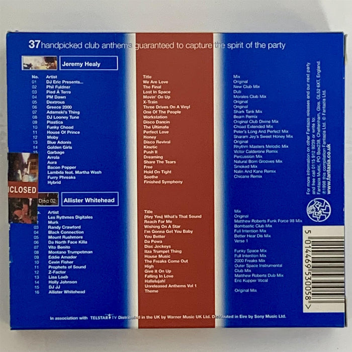 Fantazia: British Anthems 2000 - Mixed By Jeremy Healy & Allister Whitehead 2CD