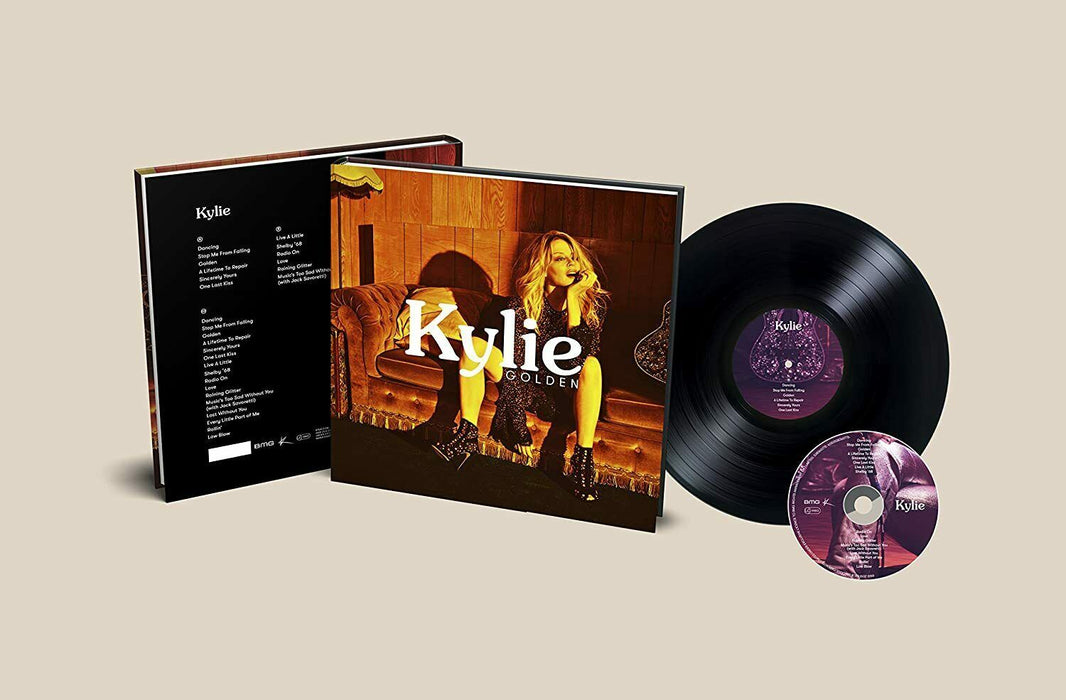 Kylie - Golden Super Deluxe Edition Vinyl LP + CD + 30Page Book Set New vinyl LP CD releases UK record store sell used