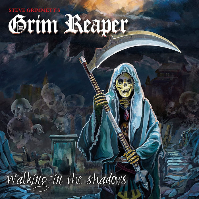 Grim Reaper - Walking In The Shadows 2x White & Pink Splatter Vinyl LP