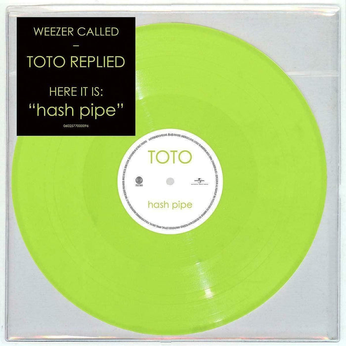 Toto - Hash Pipe (Weezer Cover) Green 7" Vinyl Single