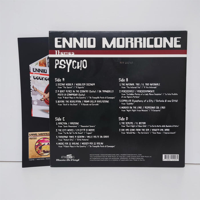 Psycho - Ennio Morricone Limited Edition 2x 180G Translucent Red Vinyl LP