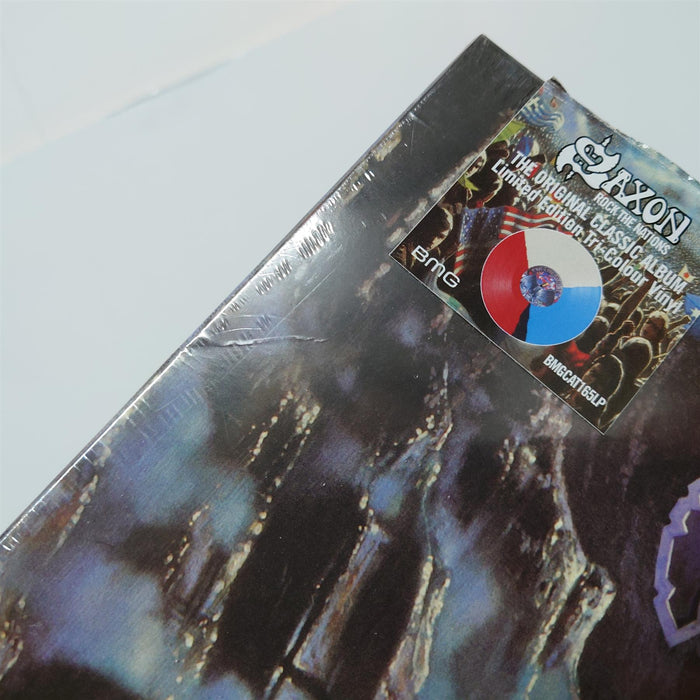 Saxon - Rock The Nations Limited Edition Tri-Colour Vinyl LP Reissue