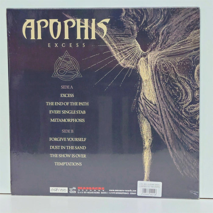 Apophis - Excess Limited Edition Clear Vinyl LP