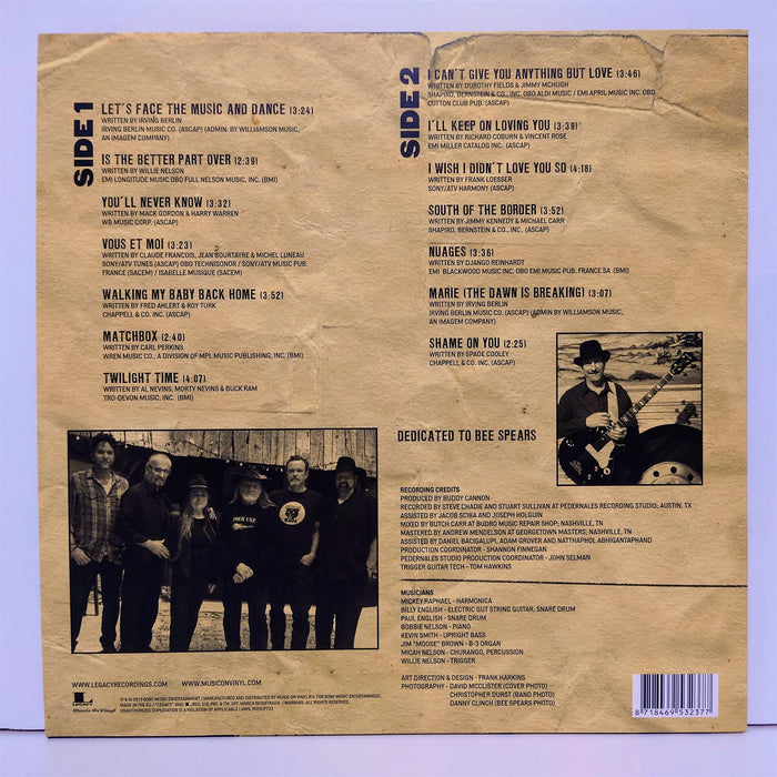 Willie Nelson & Family - Let's Face The Music And Dance 180G Vinyl LP