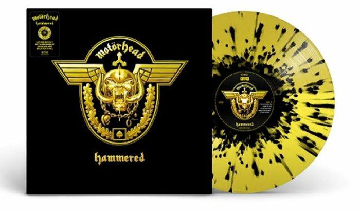 Motorhead - Hammered 20th Anniversary Gold & Black Splatter Vinyl LP Reissue