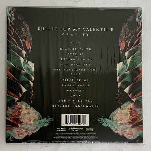 Bullet For My Valentine- Gravity Limited Black Cover Gold Vinyl LP New vinyl LP CD releases UK record store sell used