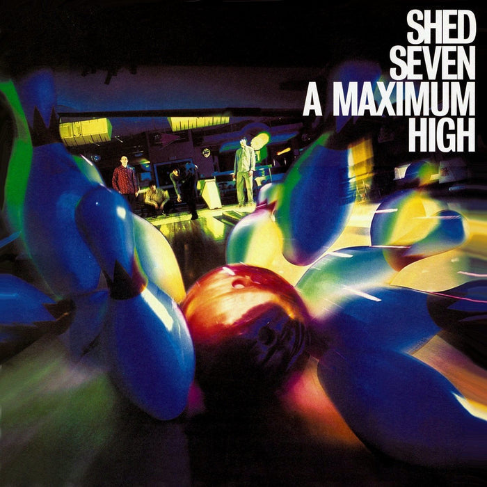 Shed Seven - A Maximum High Limited Edition Orange Vinyl LP Reissue