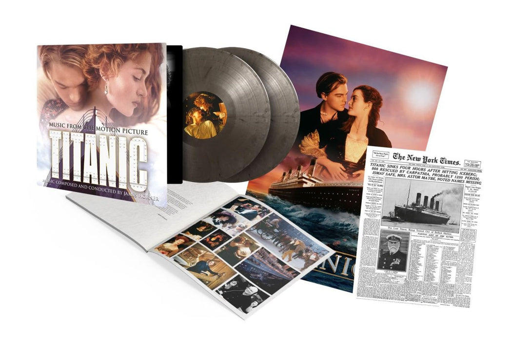 Titanic (Music From The Motion Picture) - James Horner 25th Anniversary Edition 2x 180G Silver & Black Marbled Vinyl LP Reissue