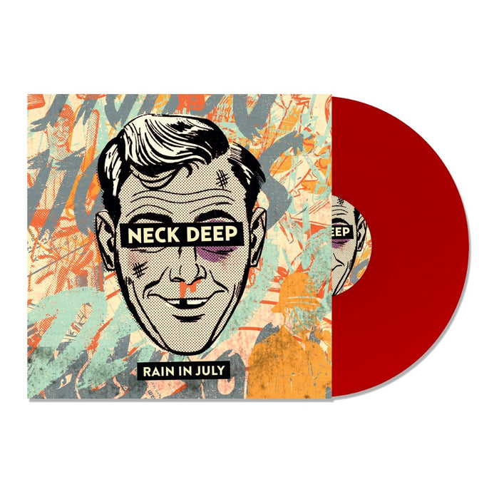 Neck Deep - Rain In July 10th Anniversary Red Vinyl LP