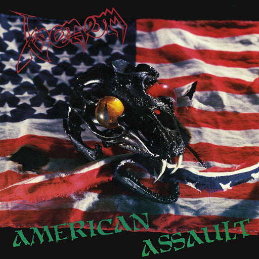 Venom - American Assault Red/Blue Splatter Vinyl LP Reissue New collectable releases UK record store sell used