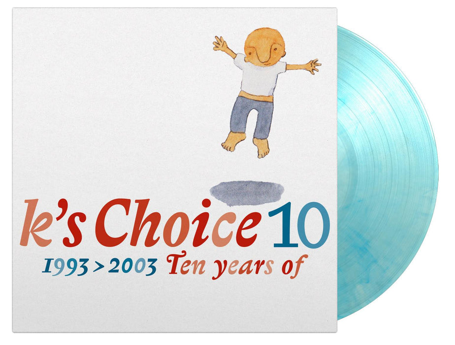 K's Choice - 10 (1993-2003 Ten Years Of) Limited 180G Crystal Clear / Blue Vinyl LP