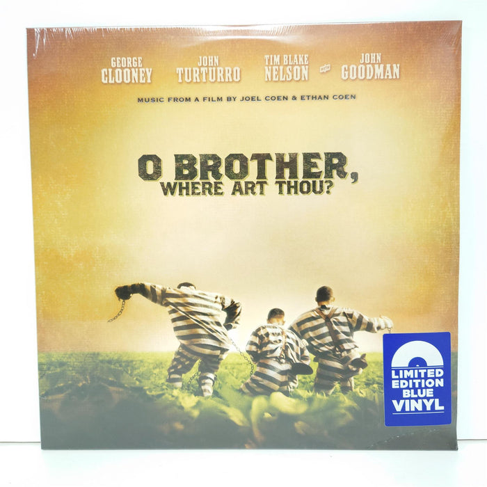 O Brother, Where Art Thou? (Music From A Film By Joel Coen & Ethan Coen) - V/A Limited Edition 2x Blue Vinyl LP Reissue