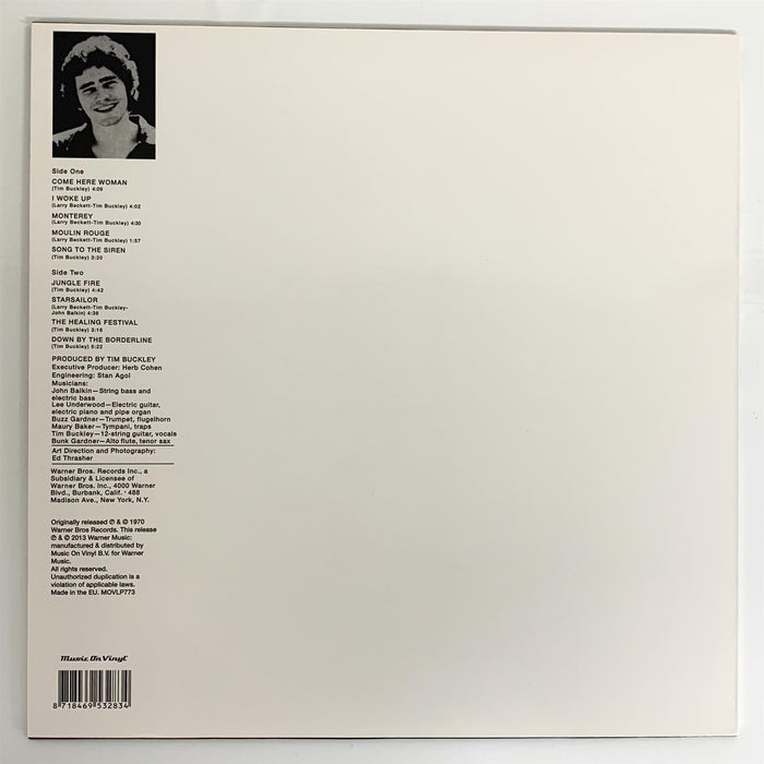 Tim Buckley - Starsailor 180G Vinyl LP Reissue New collectable releases UK record store sell used
