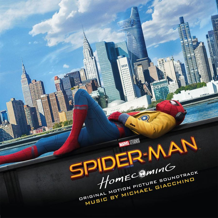 Spider-Man: Homecoming OST - Michael Giacchino Limited Edition 2x 180G Blue Vinyl LP Etched D Side