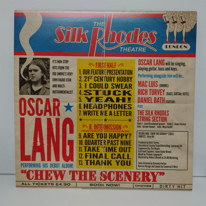 Oscar Lang - Chew The Scenery Red Vinyl LP