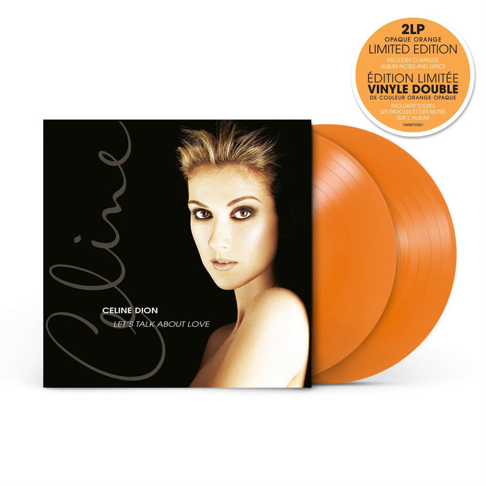 Céline Dion - Let’s Talk About Love Limited Edition 2x Orange Vinyl LP
