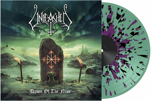 Unleashed- Dawn Of The Nine Limited Edition Splatter Green/Purple/Black Vinyl LP Reissue New vinyl LP CD releases UK record store sell used