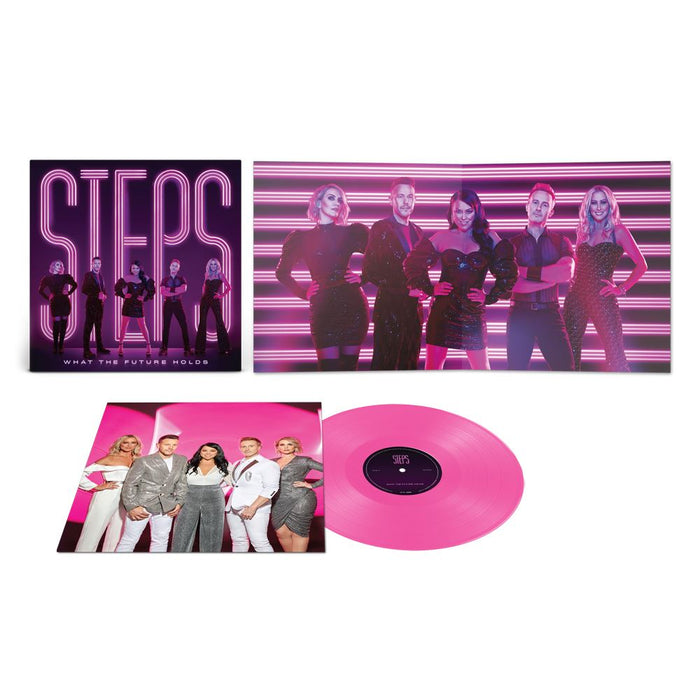 Steps - What The Future Holds Lmited Edition Transparent Pink Vinyl LP