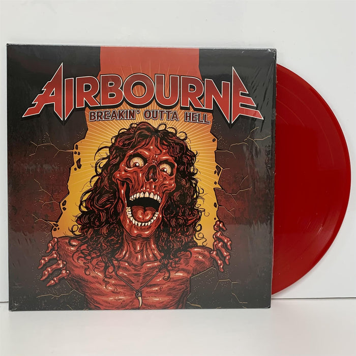 Airbourne - Breakin' Outta Hell Limited Edition Red Vinyl LP Reissue