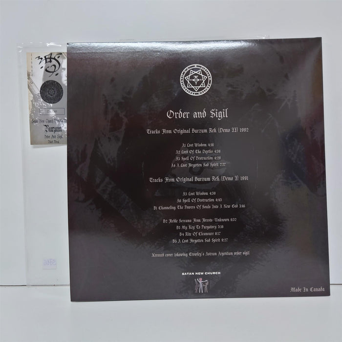 Burzum - Order And Sigil Limited Edition 2x Black Vinyl LP