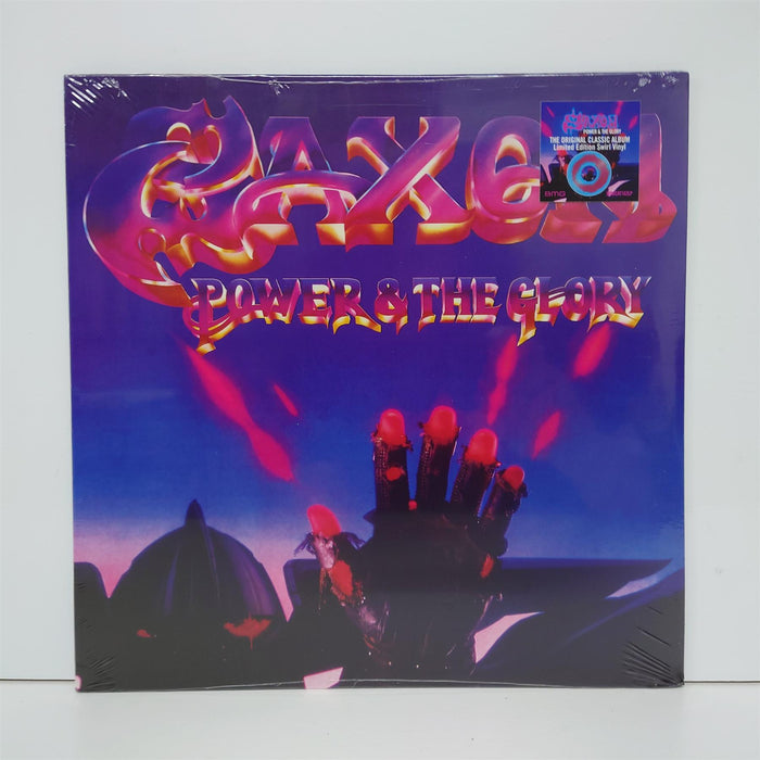 Saxon - Power & The Glory Limited Edition Swirl Vinyl LP Reissue