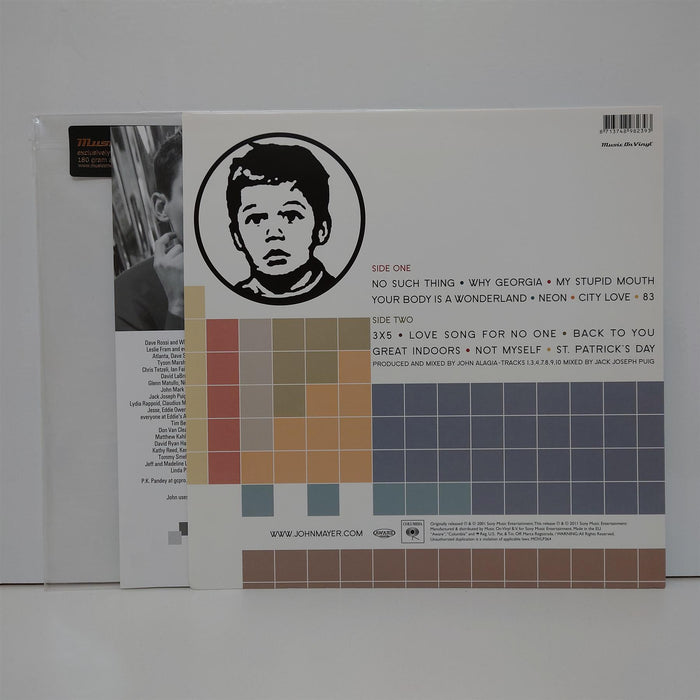 John Mayer - Room For Squares 180G Vinyl LP Reissue