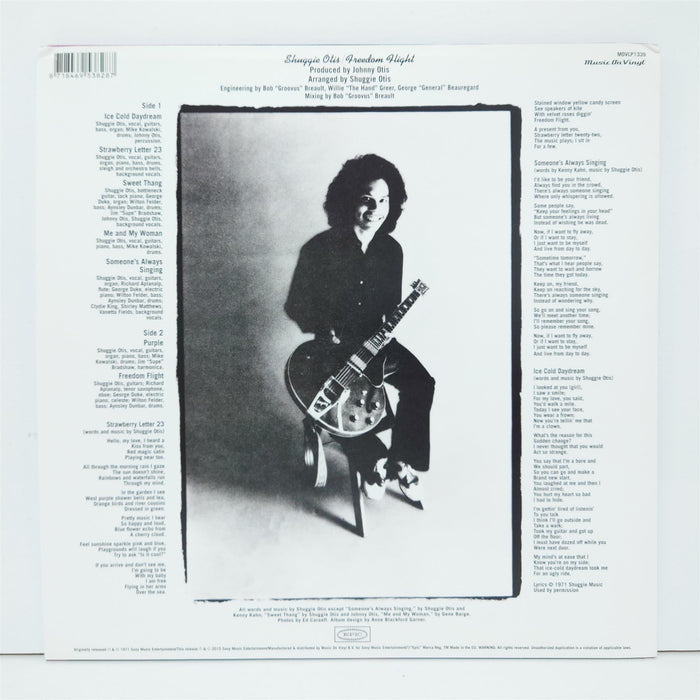 Shuggie Otis - Freedom Flight 180G Vinyl LP Reissue