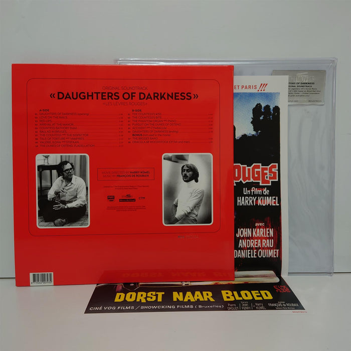 Daughters Of Darkness - Les Lèvres Rouges - François de Roubaix Limited Edition 180G Blood Red Vinyl LP